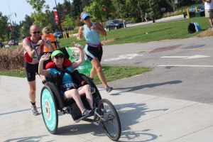 Final run up to the finish line