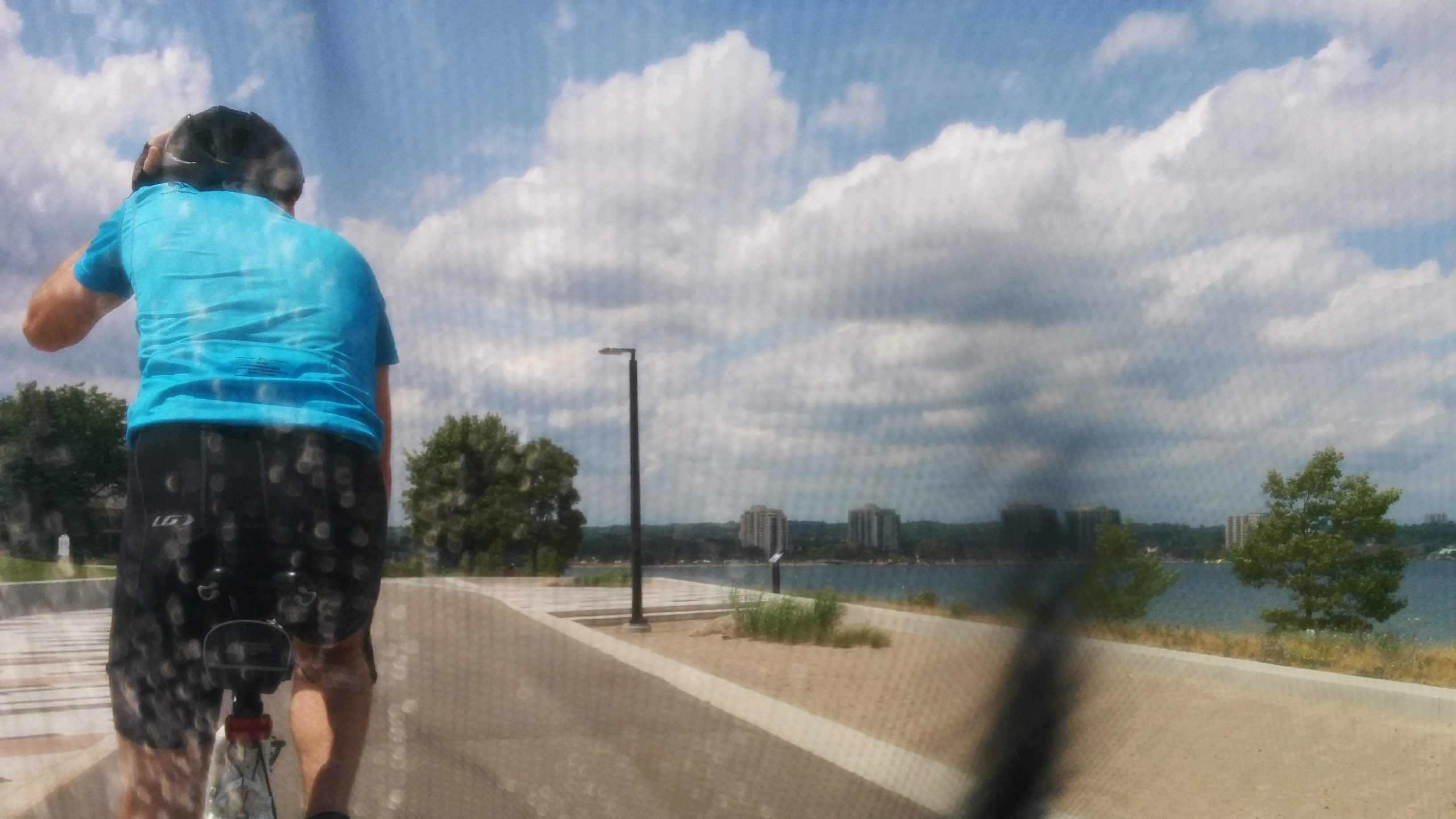 Trevor Biking Towing Heather